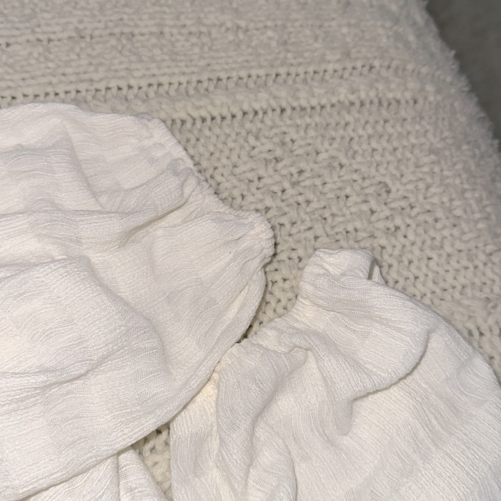 Women's White Button Down Shirt - Picture 9 of 9